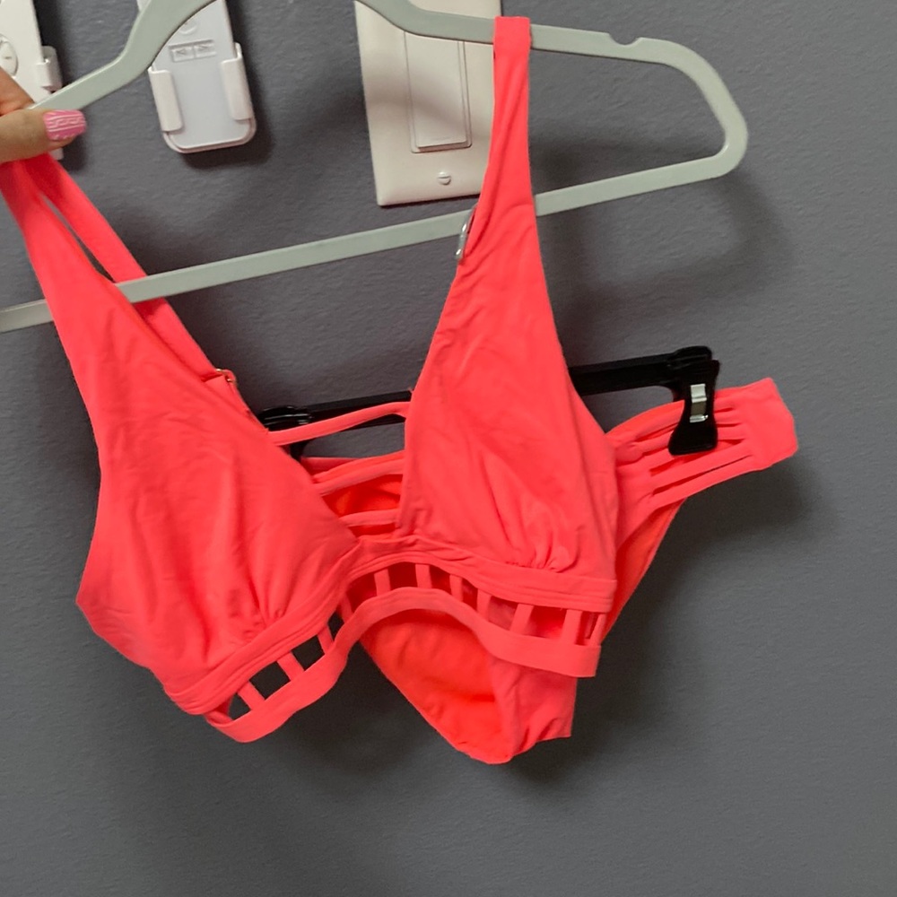 Hot pink bikini